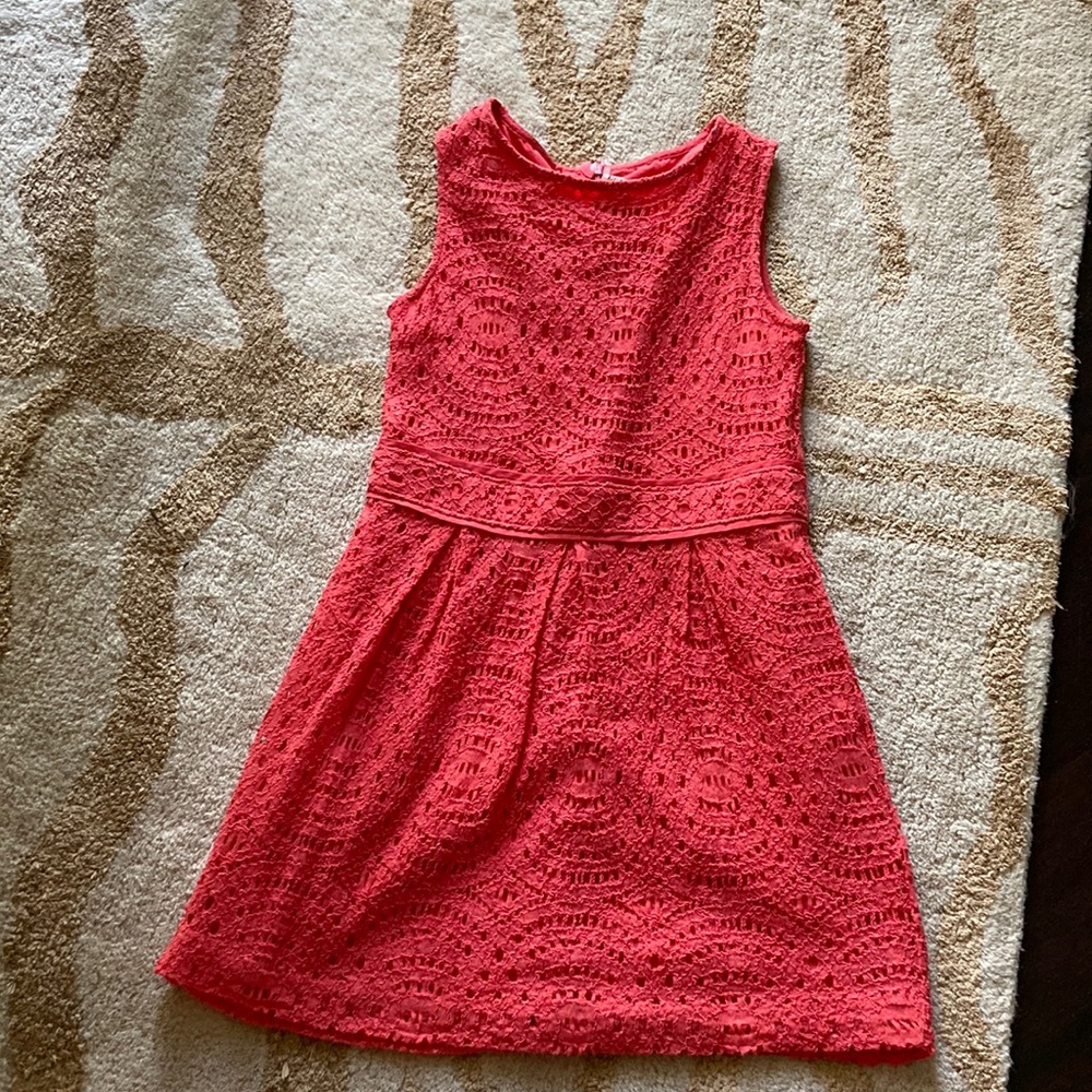 FREE Shipping! crewcuts coral size 8 girls layered dress